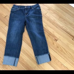 Westport cuffed denim crop